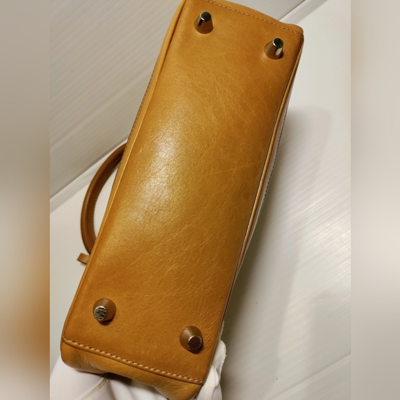 Coach Vintage Bonnie Legacy Linen And Leather Satchel Purse A 1P 9436 👓RARE👓 - Picture 6 of 11